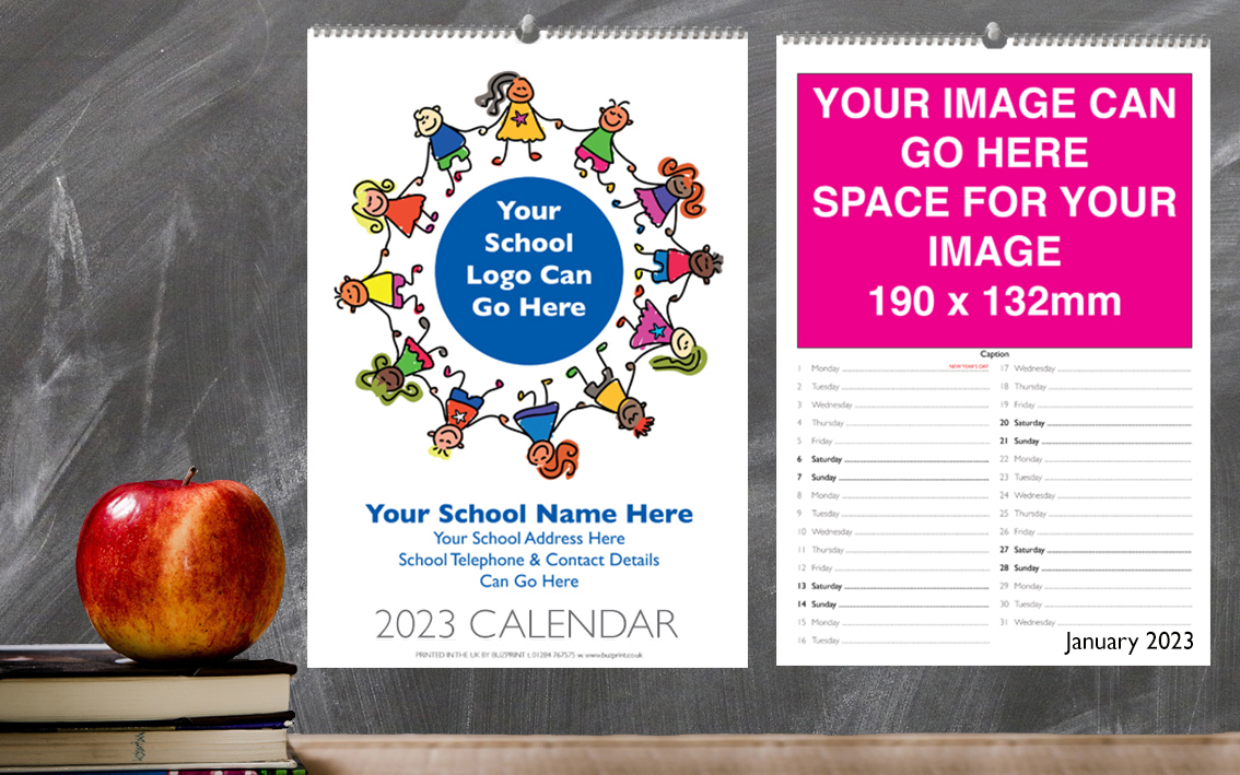School Fundraising Calendar Design C