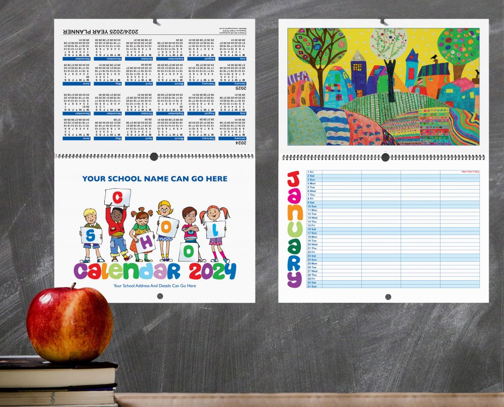 School Calendar Family Planner